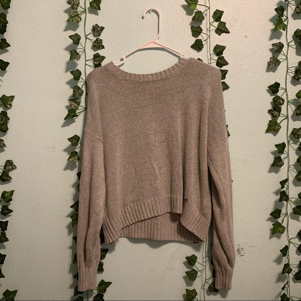 Hollister grey sweater